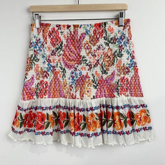 New Farm Rio Spring Bananas Mini Skirt Size M - Picture 7 of 16